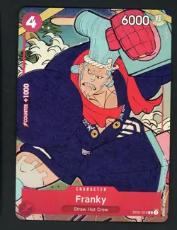 One Piece ST01-010 Franky English Version 1st Anniversary Set - Image 1