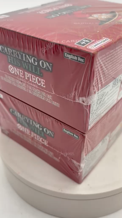 Lot of (2) One Piece TCG OP-13 Carrying On His Will Booster Boxes SEALED ENGLISH - Image 2