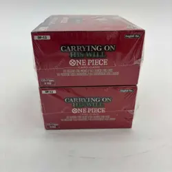 Lot of (2) One Piece TCG OP-13 Carrying On His Will Booster Boxes SEALED ENGLISH - Image 5