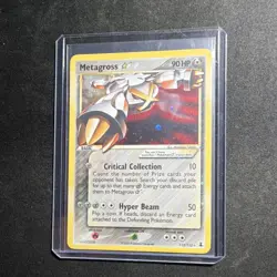 Pokemon Metagross Star Holo Rare 90HP EX Delta Species 113/113 English 2005 - Image 1