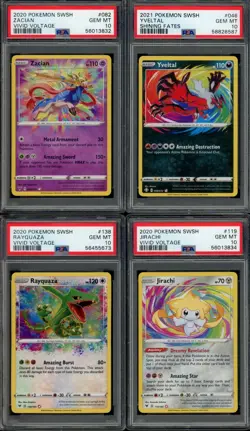 Pokemon TCG COMPLETE PSA 10 Amazing Rare Cards (VIVID VOLTAGE & SHINING FATES) - Image 3