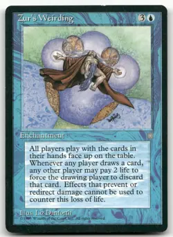 Zur's Weirding (LP) Ice Age ICE Magic MTG - Image 1