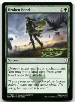 Broken Bond #157 (NM) Dominaria DOM Magic MTG - Image 1