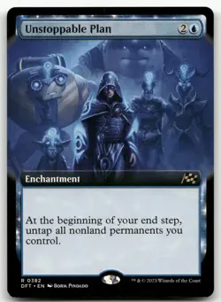 Unstoppable Plan (Extended Art) #382 (NM) Aetherdrift DFT Magic MTG - Image 1