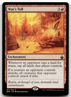 War's Toll #187 (NM) Battlebond BBD Magic MTG - Image 1