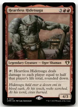 Heartless Hidetsugu #231 (NM) Commander Masters CMM Magic MTG - Image 1