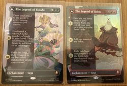 The Legend of Kyoshi (borderless), Legend of Roku (borderless foil) Avatar Mtg - Image 1