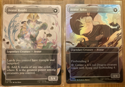 The Legend of Kyoshi (borderless), Legend of Roku (borderless foil) Avatar Mtg - Image 2