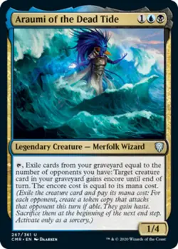 MTG - Araumi of the Dead Tide - Foil - Commander Legends - NM, English Magic FLA - Image 1