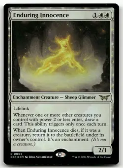 Enduring Innocence #6 (Foil) (NM) Duskmourn DSK Magic MTG - Image 1