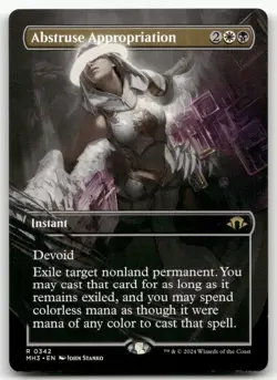 Abstruse Appropriation (Borderless) #342 (NM) Modern Horizons 3 MH3 Magic MTG - Image 1