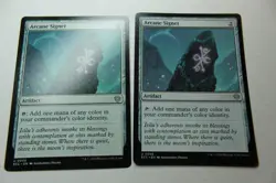 MTG Arcane Signet x2- -Lorwyn Eclipsed Commander-Near Mint - Image 1