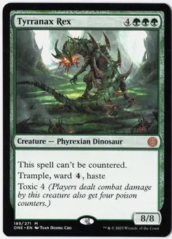 MTG *Tyrranax Rex X1* (NM) 189 Phyrexia: All Will Be One Magic - Image 1