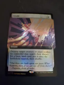 Erode - 310 - MTG: Secrets of Strixhaven - Extended Art - Rare - FOIL - Image 1