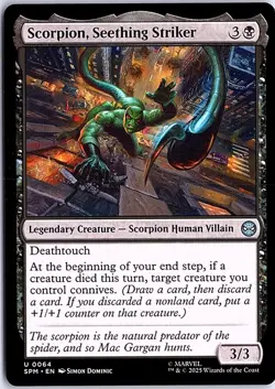 Scorpion, Seething Striker U Marvel's Spider-Man 64 NM Magic - Image 1