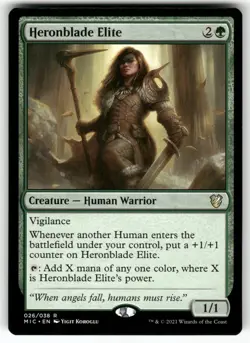 MAGIC: THE GATHERING HERONBLADE ELITE 26 COMMANDER: INNISTRAD: MIDNIGHT HUNT NM - Image 1