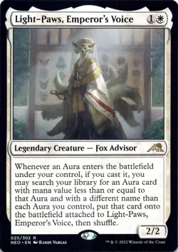 Light-Paws, Emperor's Voice Kamigawa: Neon Dynasty Magic MTG NM - Image 1