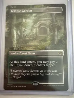 Temple Garden #351 Lorwyn Eclipsed Borderless Regular Rare MTG - Image 1