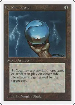 1x Icy Manipulator Heavy Play, English 2nd Edition Unlimited MTG Magic - Image 1