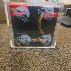 Pokemon Mega Evolution Enhanced Booster Box New & Sealed with acrylic - Image 1
