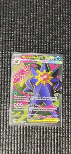 Mega Starmie Ex 102/088 Ultra Rare Perfect Order Pokemon Holo Near Mint - Image 1