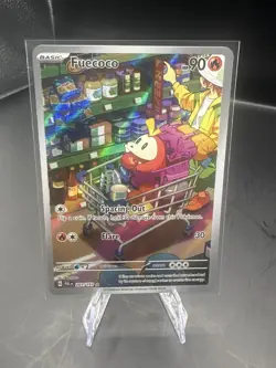 2023 Pokemon SV Paldea Evolved Fuecoco Illustration Rare #201/193 - Image 1