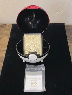 Pokemon Charizard 23K Gold-Plated Card Burger King 1999 Read Description - Image 1