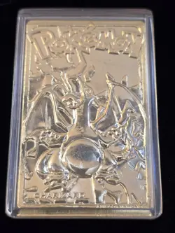 Pokemon Charizard 23K Gold-Plated Card Burger King 1999 Read Description - Image 3