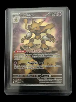 Pokemon Alakazam Me: Mega Evolution Promo Holo Card 009 140 HP English RARE VHTF - Image 1