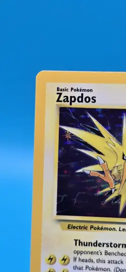 Zapdos 1999 Fossil 15/62 Holo Rare 80 HP Unlimited Vintage Pokemon Card - Image 2