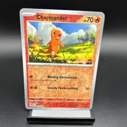 Charmander 4/165 Reverse Holo Rare TCG Pokemon S&V 151 - Image 1