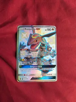 Rayquaza GX 177A/168 Alternate Art Holo-2019 Pokemon - Image 1