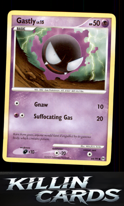 Gastly (64) 64/99 Pokemon Common Arceus Card LP - Image 1