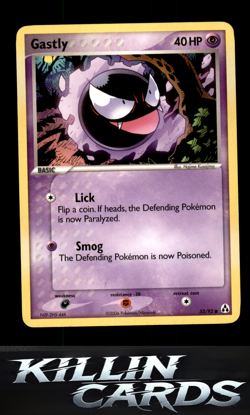 Gastly 52/92 Pokemon Common Legend Maker Card LP - Image 1