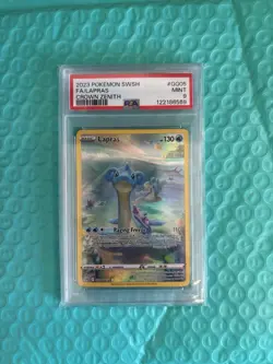 Pokemon 2023 - Crown Zenith - Lapras Galarian Gallery #GG05/GG70 - PSA 9 MINT - Image 1