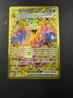 Charizard ex 228/197 Hyper Rare Gold - Obsidian Flames Pokemon TCG NM - Image 1