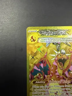 Charizard ex 228/197 Hyper Rare Gold - Obsidian Flames Pokemon TCG NM - Image 2