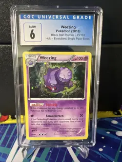 Pokemon TCG Weezing XY XY163 Holo Promo Cosmos Holo Rare Promo CGC 6 - Image 1