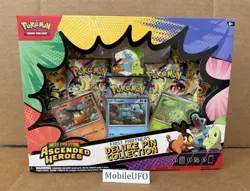 Pokemon Mega Evolution Ascended Heroes First Partners Deluxe Pin Collection New - Image 1