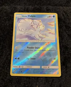 Alolan Vulpix 27/147 Reverse Holo 2017 Burning Shadows Pokemon TCG - Image 2