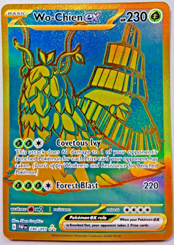 POKEMON 2024 WO-CHIEN EX 240/091 PALDEAN FATES NEAR MINT - Image 1