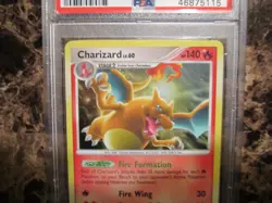 Pokemon 2009 Charizard Platinum Holo Arceus #1 PSA 9 - Image 4