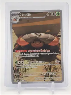 CRUSTLE 2025 POKEMON DESTINED RIVALS ILLUSTRATION RARE 186/182 Q5537 - Image 1