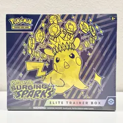 Pokemon TCG Scarlet & Violet Surging Sparks Elite Trainer Box ETB New Sealed - Image 1