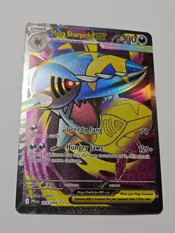 Mega Sharpedo ex 113/094 Phantasmal Flames NM Pokemon Ultra Rare - Image 2