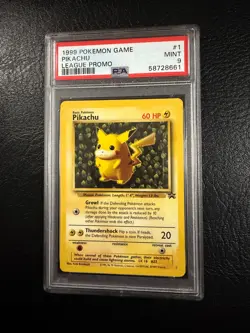 1999 Pokemon League Promo #1 - "Ivy" Pikachu - MINT - PSA 9! - Image 2