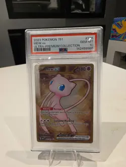 2023 MEW EX #205 POKEMON 151 ULTRA PREMIUM COLLECTION (Metal) PSA 10 GEM MINT - Image 1