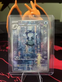 Pokemon TCG Poliwhirl Full Art 176/165 151 Card NM/M Condition - Image 1
