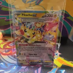 Pokemon TCG Pikachu ex 057/217 Double Rare Mega Evolution- Ascended Heroes NM - Image 1