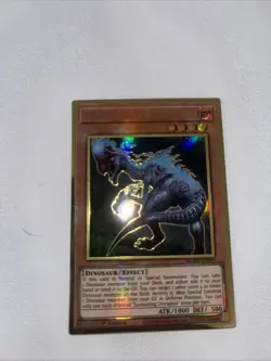 Yu Gi Oh 2x Souleating Oviraptor - MGED-EN015 - Premium Gold Rare - 1st Edition - Image 1